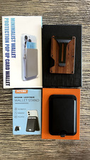 mens slim wallets with money clip card holder magsafe Bulk of 4