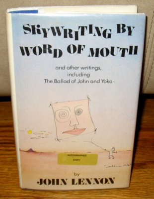 SIGNED Yoko Ono Skywriting By Word of Mouth and Other Writings