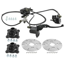 Hydraulic Front Disc Brake Caliper Rotor Hub kit for Go Kart Buggy ATV Quad Bike