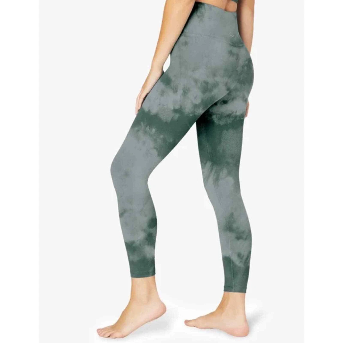 Beyond Yoga Lux Sage Smoke High Waisted Midi Leggings Size Small