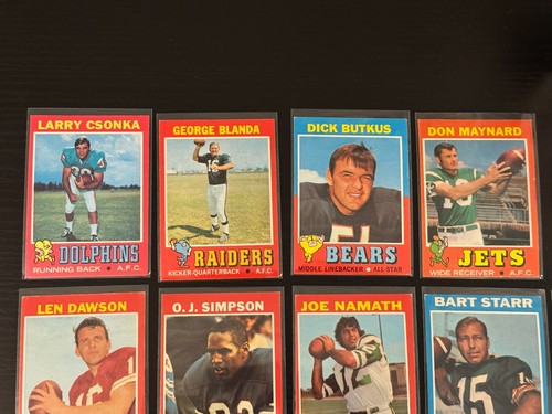 1971 Topps football complete 263-card set, VGEX, *SEWALL* - Bild 4 von 6