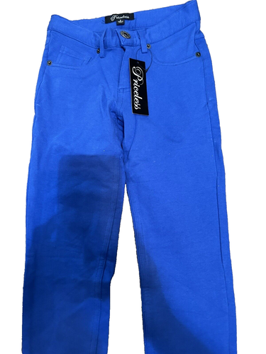 Priceless PMP101 Big Girls Pants, Blue, Small - Picture 2 of 4