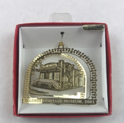 Nations Treasures Elloree Heritage Museum 01 Library Metal Ornament Souvenir