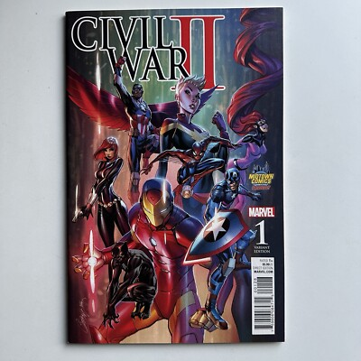 #ad #ad Marvel Civil War II #1 Midtown Comics J Scott Campbell Variant NM 2016 $4.99