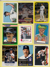 9 card oddball DON MATTINGLY Starting Lineup Comic card Classic Play Ball NICE+
