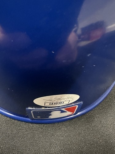 Gary Carter HOF 2003 Signed Authentic Expos Batting Helmet JSA - Picture 2 of 3