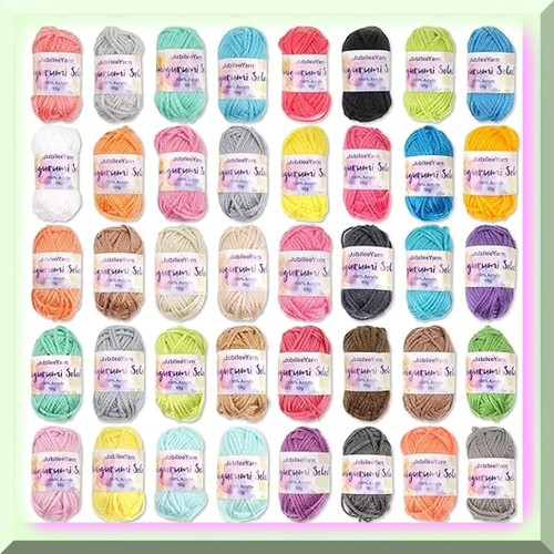 JubileeYarn Amigurumi Delight Yarn Bonbons - Baby Weight Acrylic - 10g/Skein - 1 - Picture 7 of 7