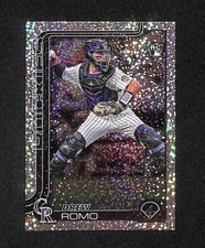 2025 Topps Series 1 - Drew Romo #296 (RC) CELEBRATION Confetti Rockies