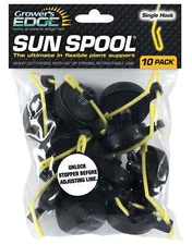 Grower's Edge Sun Spool Plant Supports/Single Hook 10 Pack--NEW!!