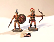 2 Soldatini Atlantic Fanteria Greca serie Mondo Antico scala 1:32 dipinti