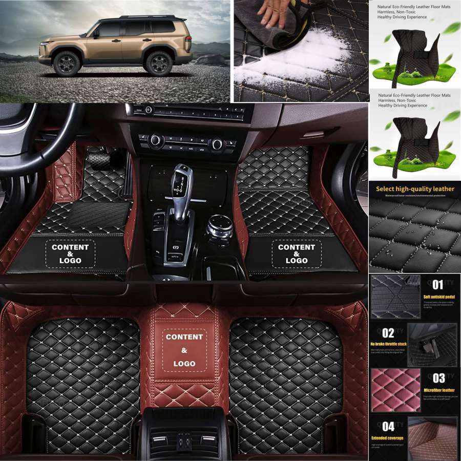 For Lexus RX RZ Car Floor Mats All Weather Luxury Waterproof Pads Liner