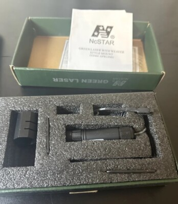 #ad #ad VISM Rifle Compact Green Laser w Pressure Switch Rifle Tactical Laser BLK $74.99