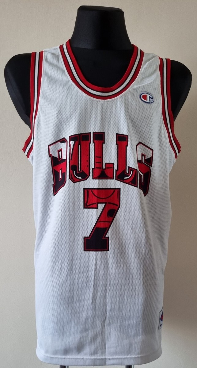 Champion NBA BULLS ブルズ Ben Gordon ゲームシャツ VINTAGE CHAMPION CHICAGO BULLS #7 BEN GORDON NBA JERSEY