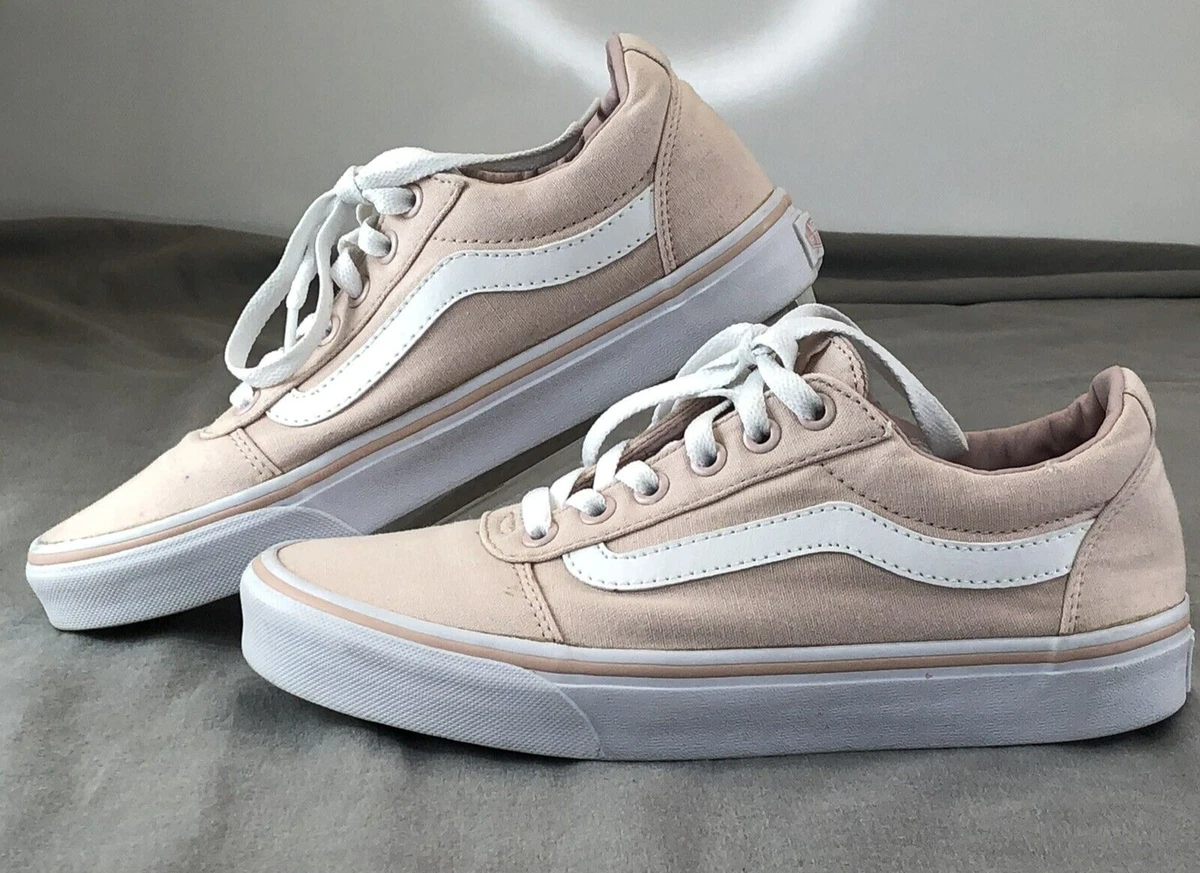 VANS Shoes Womens 7.5 Old Skool Sneakers Pink Canvas Low Top Casual Skater