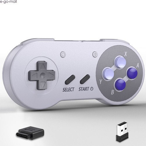 2.4G Wireless SNES Switch Controller for Nintendo Switch /OLED PC Windows MAC - Afbeelding 3 van 24