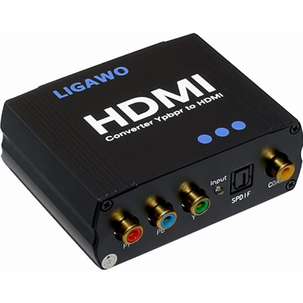 Ligawo DE57005136 Converter Ypbpr To HDMI + Coaxial Spdif Toslink Audio