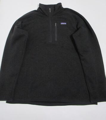 Patagonia Men's Better Sweater® Fleece 1/4 Zip Black BLK