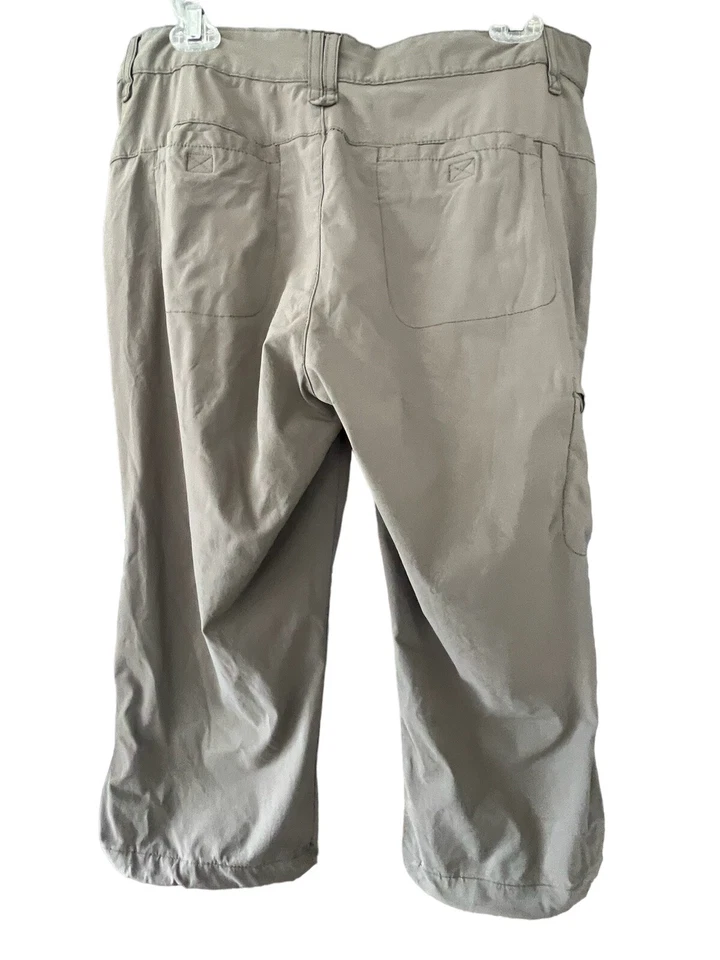 Pantalón de Senderismo Eddie Bauer Mujer Tostado, Recortado, Talla 10 Foto 2 de 4