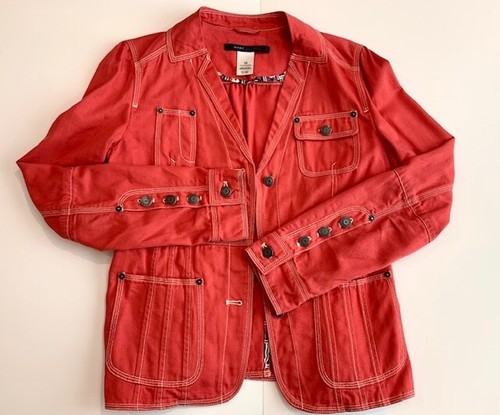 Marc Jacobs Red/Coral Lightweight Denim 