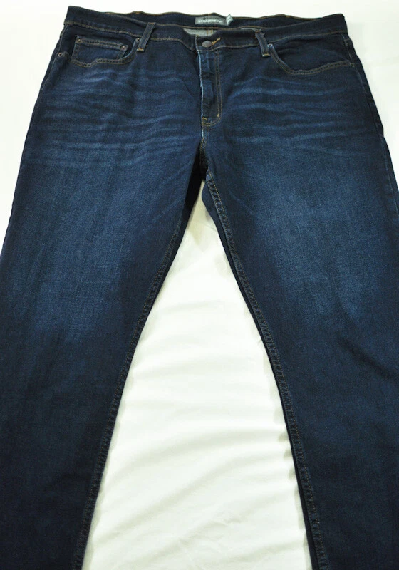 Jeans Hombre Member's Mark Corte Recto Talla 40 X 30 Denim Cinco Bolsillos Lavado Oscuro Foto 2 de 4