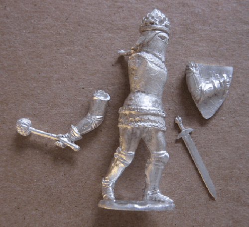 Kit de miniaturas Valiant # 9866 - Foot Knight - 1400 - 54 mm - Imagen 2 de 2