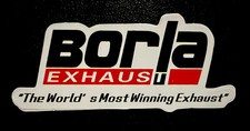 Borla Exhaust Sticker Matte  Approx Size 3-14x 1-38