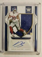 2019 Chronicles Crown Royale - Darius Slayton Silhouettes RPA /25 Patch Auto RC