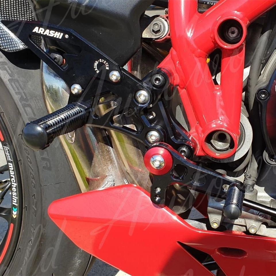 Reposapiés de carreras clavija para Ducati 1098 / 1098 S / 1098 R 2007 2008 2009 Foto 3 de 4