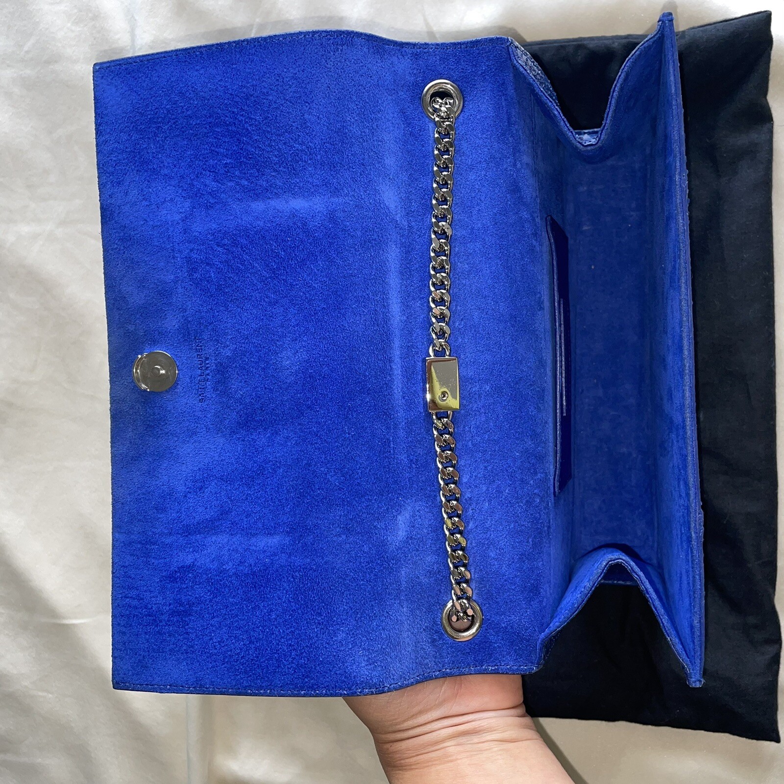 Python Yves Saint Laurent Medium Kate Monogram Ta… - image 6