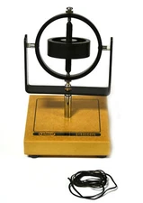 Eisco Labs Premium Gyroscope and Gimbal Cradle on Wooden Base