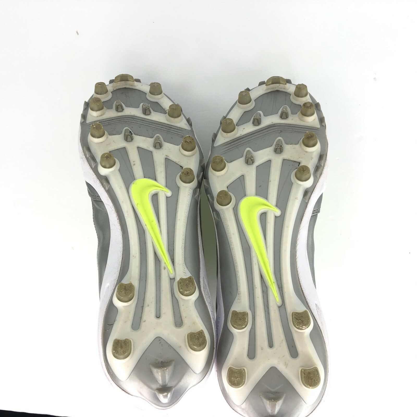NIKE 4422691 107 Air Zoom Superbad 3 TD Cleats Size 13 White Gray Neon