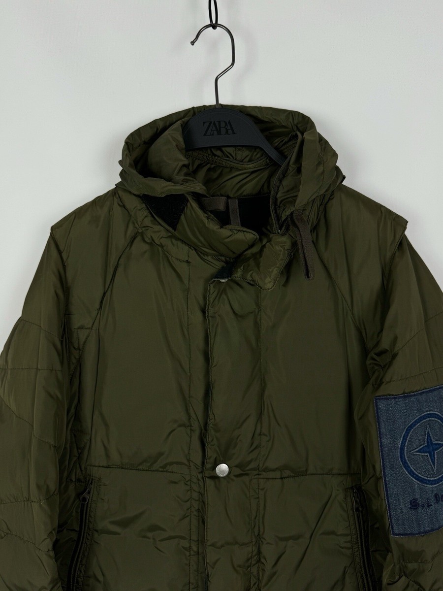 A/W 2005 Vintage Stone Island Denims Reversible Down Jacket A/W 2005 Vintage Stone Island Denims Reversible Down Jacket