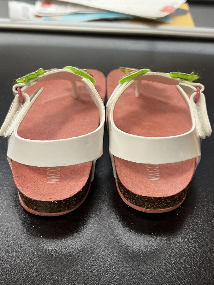 Maggie & Zoe Sandalias Zapatos Niñas Niño Pequeño Talla 8 Ensalada de Frutas Brillantes Verano Foto 3 de 4