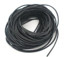 32 Feet Genuine Black Leather Cord 1.5mm - Z006