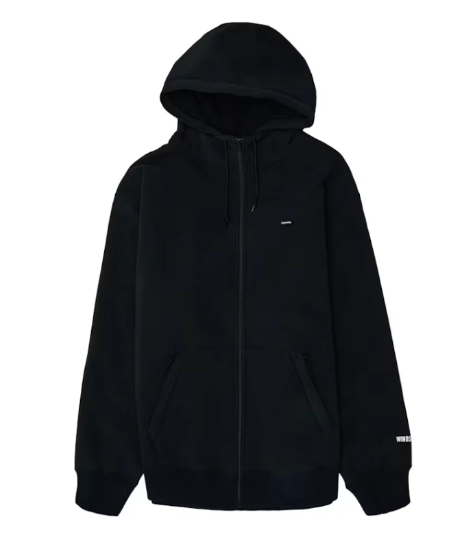 Sweat shirt à capuche zippé Supreme Windstopper noir S