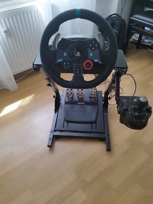 logitech g29 lenkrad mit shifter und metall Halterung