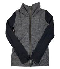 Lululemon Womens Gray Full Zip Performance Jacket Sie 4 Excellent