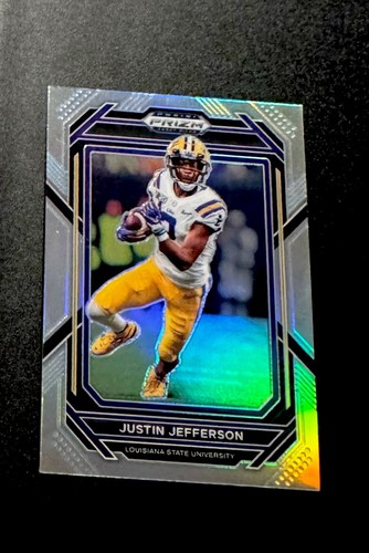 2023 Panini Prizm Draft Picks - Silver Prizm #61 Justin Jefferson