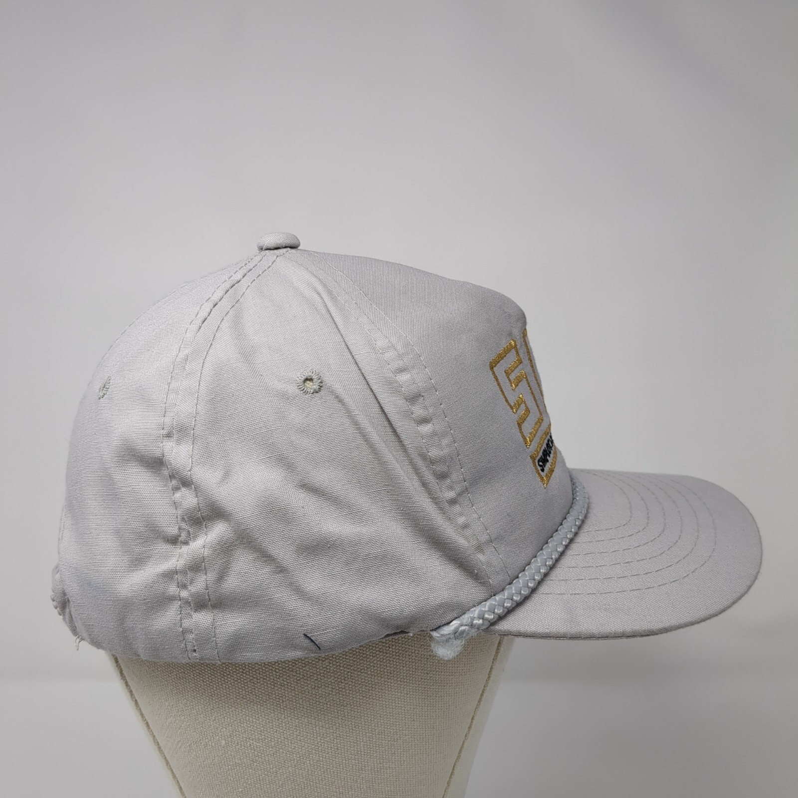 SCI Simplot Construction Inc. Snapback Rope Hat G… - image 4