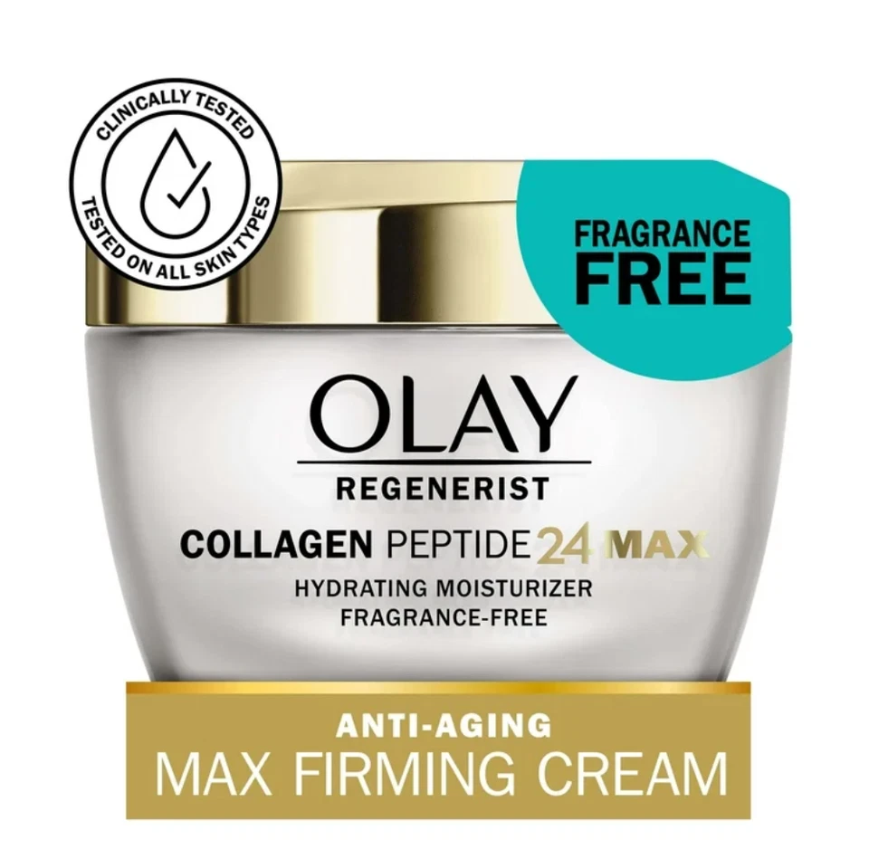 Olay Regenerist Colágeno Péptido 24 Max Hidratante Facial, 1.7oz NUEVO Foto 3 de 4