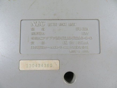 PC engine Interface unit only NEC Japan model game games Pc-Engine for parts - Picture 6 of 24