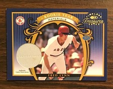 Fred Lynn 2003 Timeless Treasures Rookie Year Jersey card /75 Red Sox