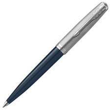 Parker 51 Ballpoint Pen Chrome Trim Midnight Blue