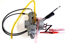 Mikuni 44mm Round Slide Snowmobile Carburetor Carb VM44 W/ Choke/Throttle Cable