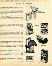 1966 Print Ad of Jon-E Warmer Handwarmers & Deer Lure