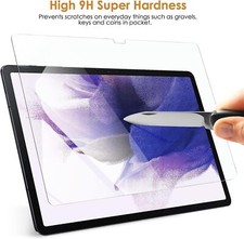 Tempered Glass Screen Protector For Samsung Galaxy Tab S9 Plus S8 Ultra S7 FE