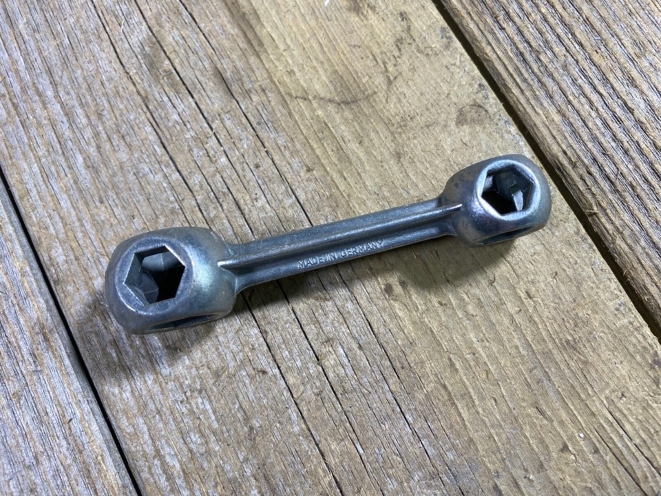 VINTAGE ANTIQUE BIKE BICYCLE PRAMETA GERMANY MULTI TOOL HEX KEY FOR