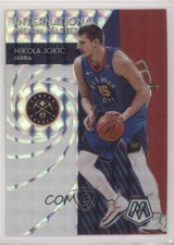 2019 Mosaic International Men of Mastery Silver Prizm Nikola Jokic Jokić #9 s3g