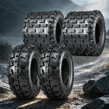 Set Of 4 21x7-10 20x11-9 ATV Tires 21x7x10 20x11x9 UTV All Terrain 6PR Tubeless