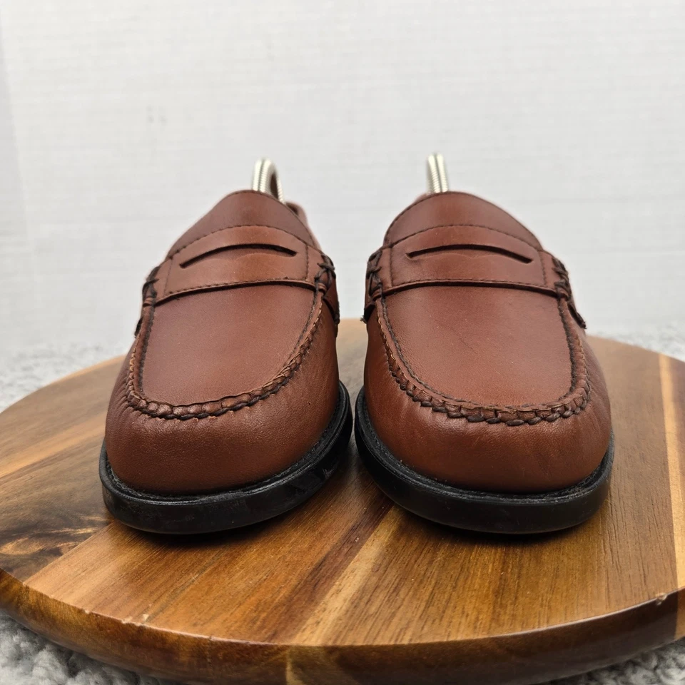 G.H. Mocasín Bass & Co Weejuns para mujer 7W Katherine II cuero marrón centavo ancho Foto 4 de 4